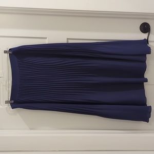 J Crew navy midi skirt